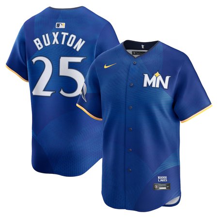 Men's Minnesota Twins #25 Byron Buxton Royal 2024 City Connect Limited Jersey